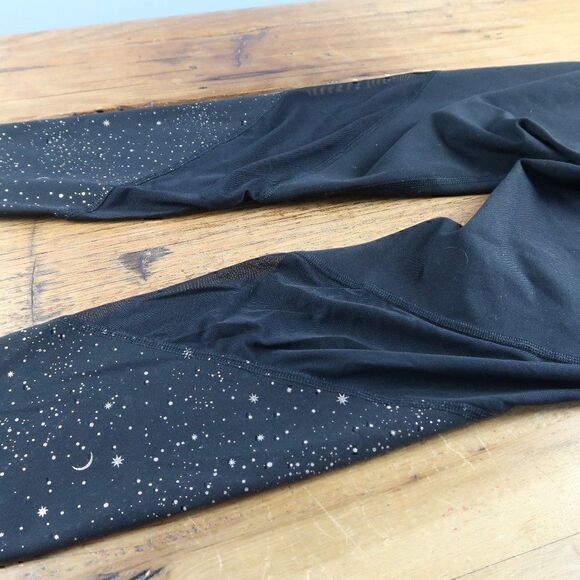 OLD NAVY ACTIVE BLACK MOON & STARS WITH SHEER SECTIONS SIZE SMALL - Picture 9 of 10